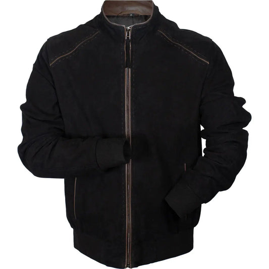 BOL Men's Enzo Goat Suede Leather Jacket Boutique of Leathers/Open Road