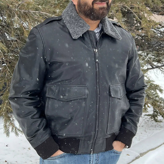BOL Men's Maverick Lambskin Leather Jacket Boutique of Leathers/Open Road
