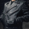 BOL/Open Road Men's Motorcycle Leather Jacket - Velora Luxury Fashion