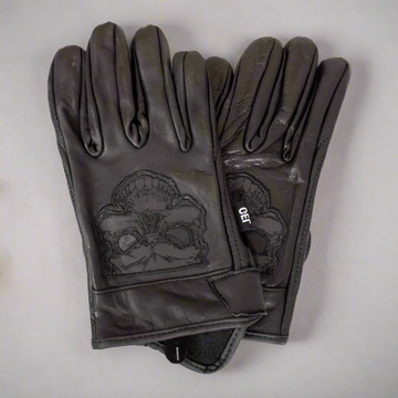 BOL/Open Road Men's Reflective Skull Gloves - Velora Luxury Fashion