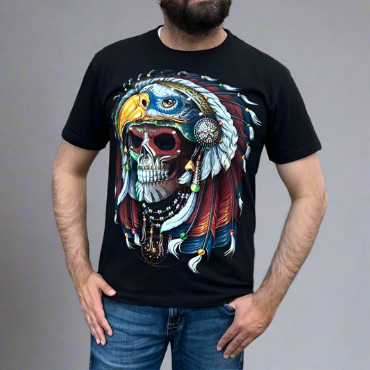 BOL/Open Road Men's Skull Glow In The Dark T-Shirt - Velora Luxury Fashion