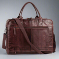 BOL/Open Road Two Handle Messenger Laptop Leather Bag - Velora Luxury Fashion