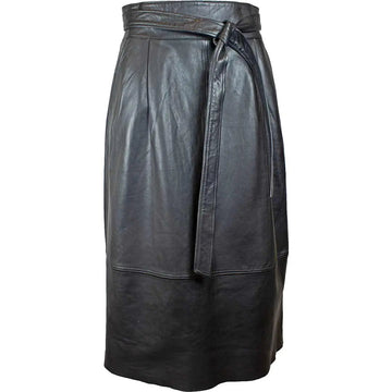 BOL Women's Brit Leather Flair Skirt - Velora Luxury Fashion