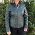 BOL Women's Detachable Hooded Leather Jacket - Velora Luxury Fashion