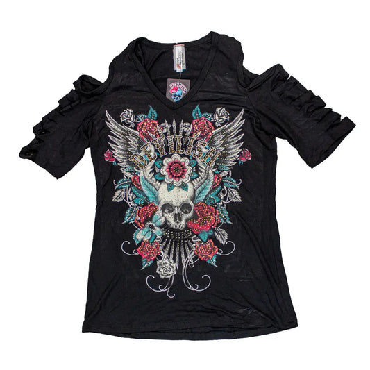 BOL Women's Devilish Open Shoulder Top - Velora Luxury Fashion