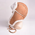 BOL Women's Hand Stitched Merino Sheepskin Bomber Cap - Velora Luxury Fashion