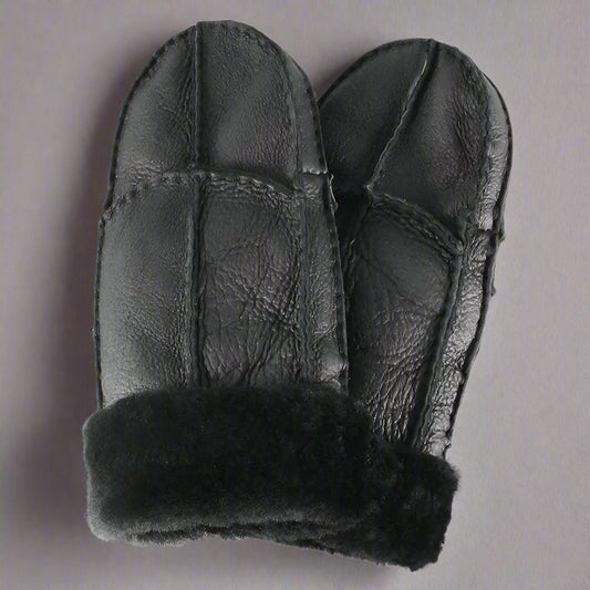 BOL Women's Shearling Leather Mittens - Velora Luxury Fashion