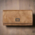 BOL Women's Square Tab Leather Wallet - Velora Luxury Fashion