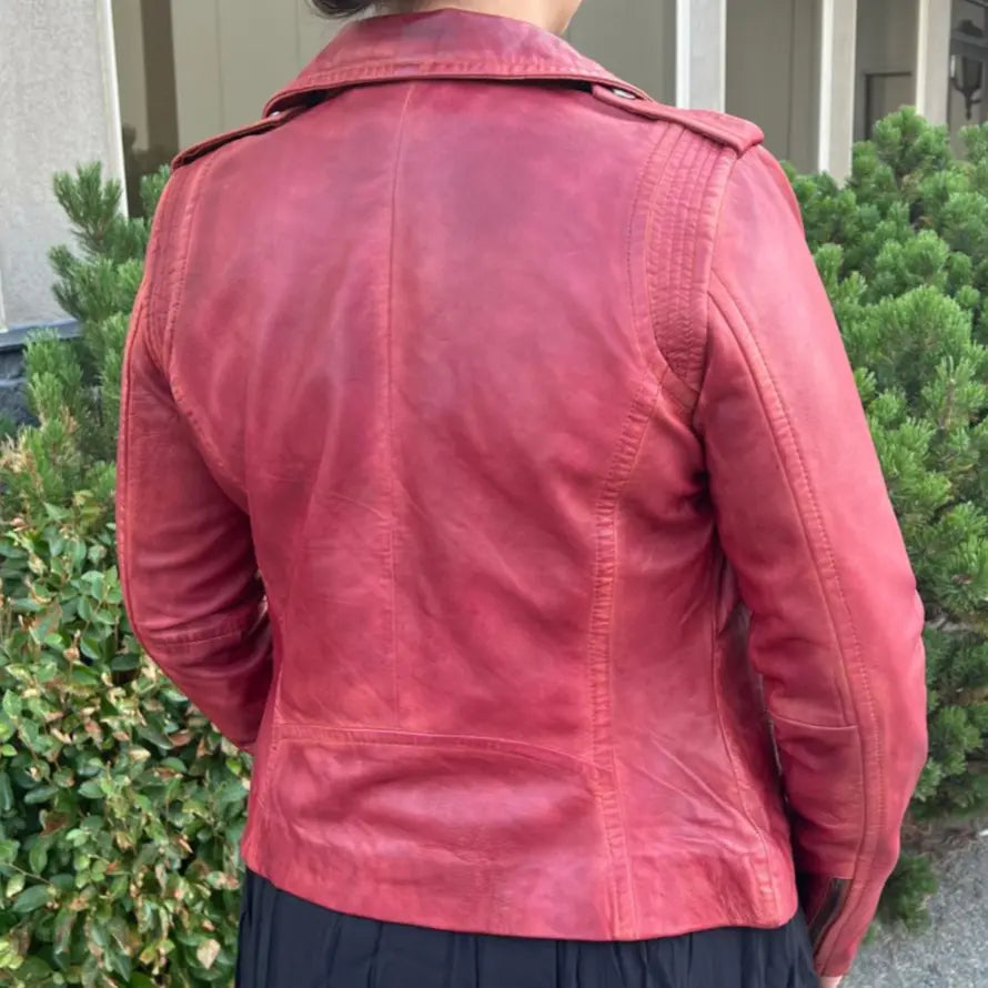 BOL Women's Marya Lambskin Leather Jacket Boutique of Leathers/Open Road