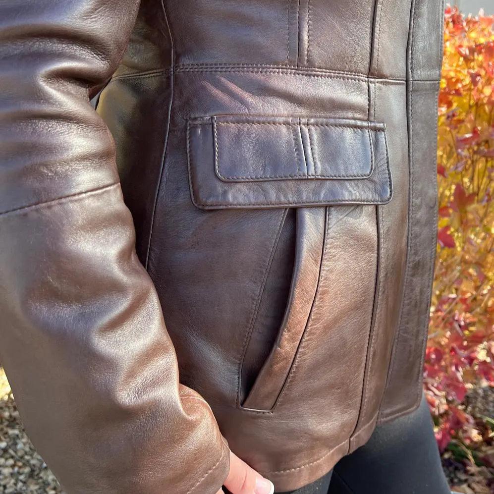 BOL Women's Princess Cut Leather Jacket Boutique of Leathers/Open Road