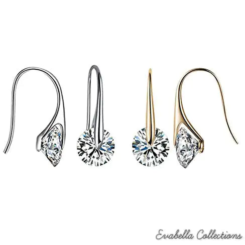 BOUTIQUE DIAMONDS - Charming Swarovski Drop Earrings - Velora Luxury Fashion