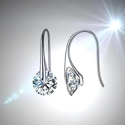 BOUTIQUE DIAMONDS - Charming Swarovski Drop Earrings - Velora Luxury Fashion