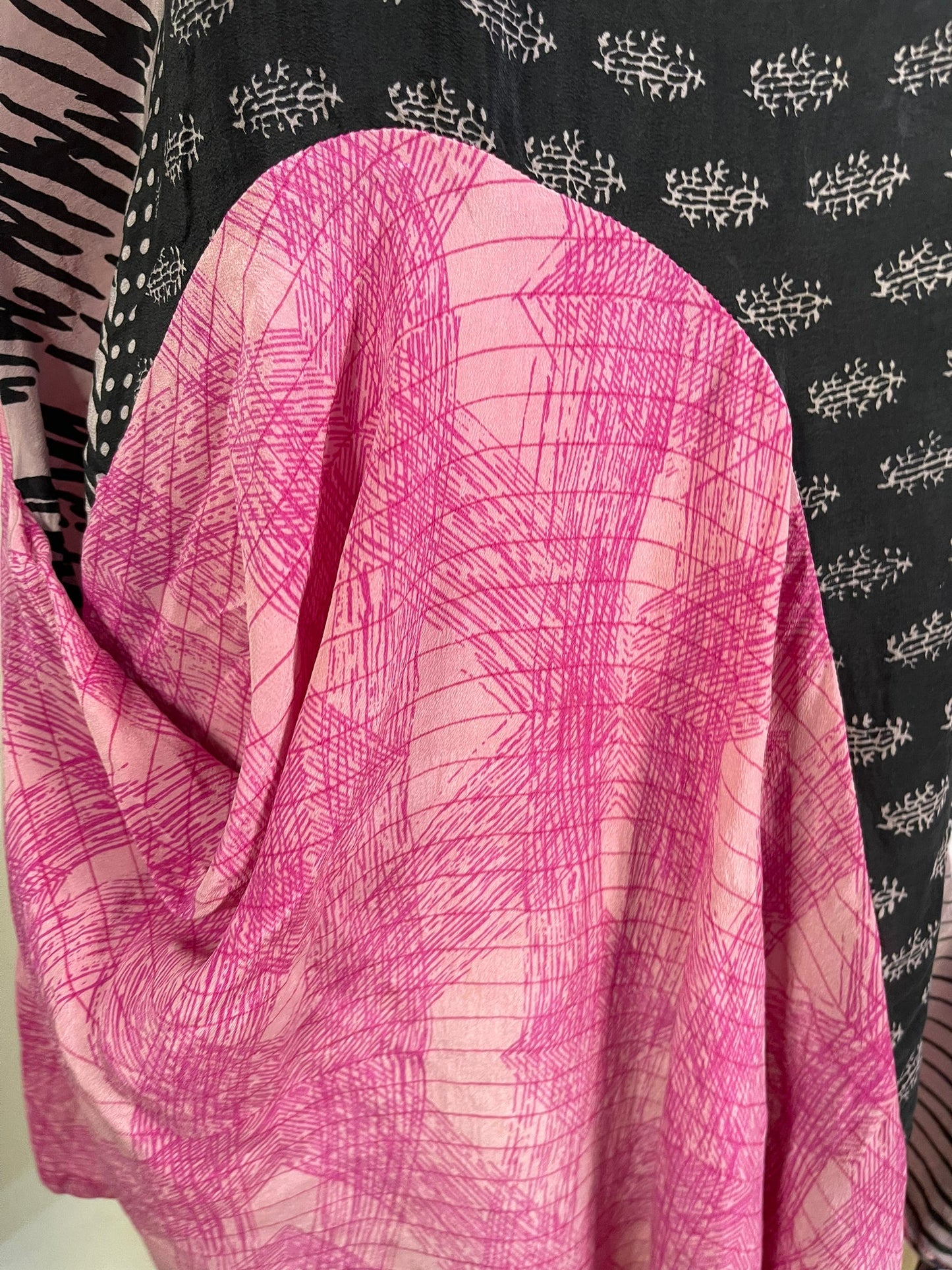 PRC6051 Avatar Pure Silk Self Pocket Tunic Dress - Velora