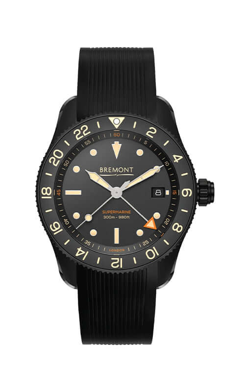 Bremont S302 JET GMT Watch S302-JET-R-S - Velora