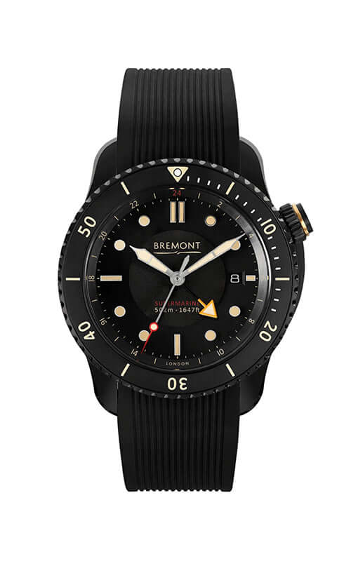 Bremont S502 Jet Supermarine Watch S502-JET-R-S - Velora