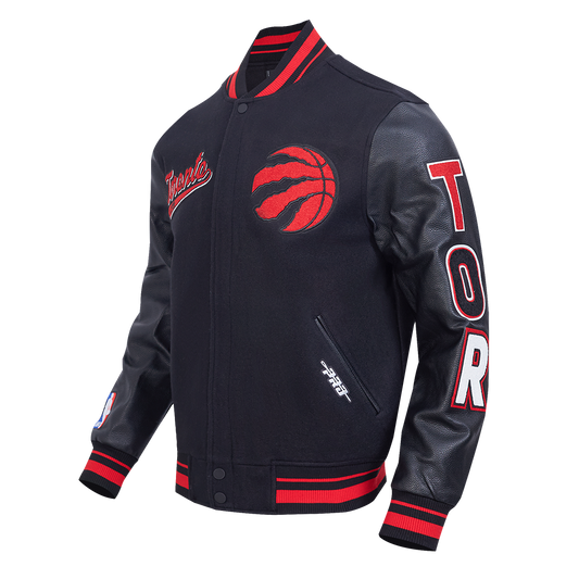 Toronto Raptors Script Tail Rib Wool Varsity - Velora