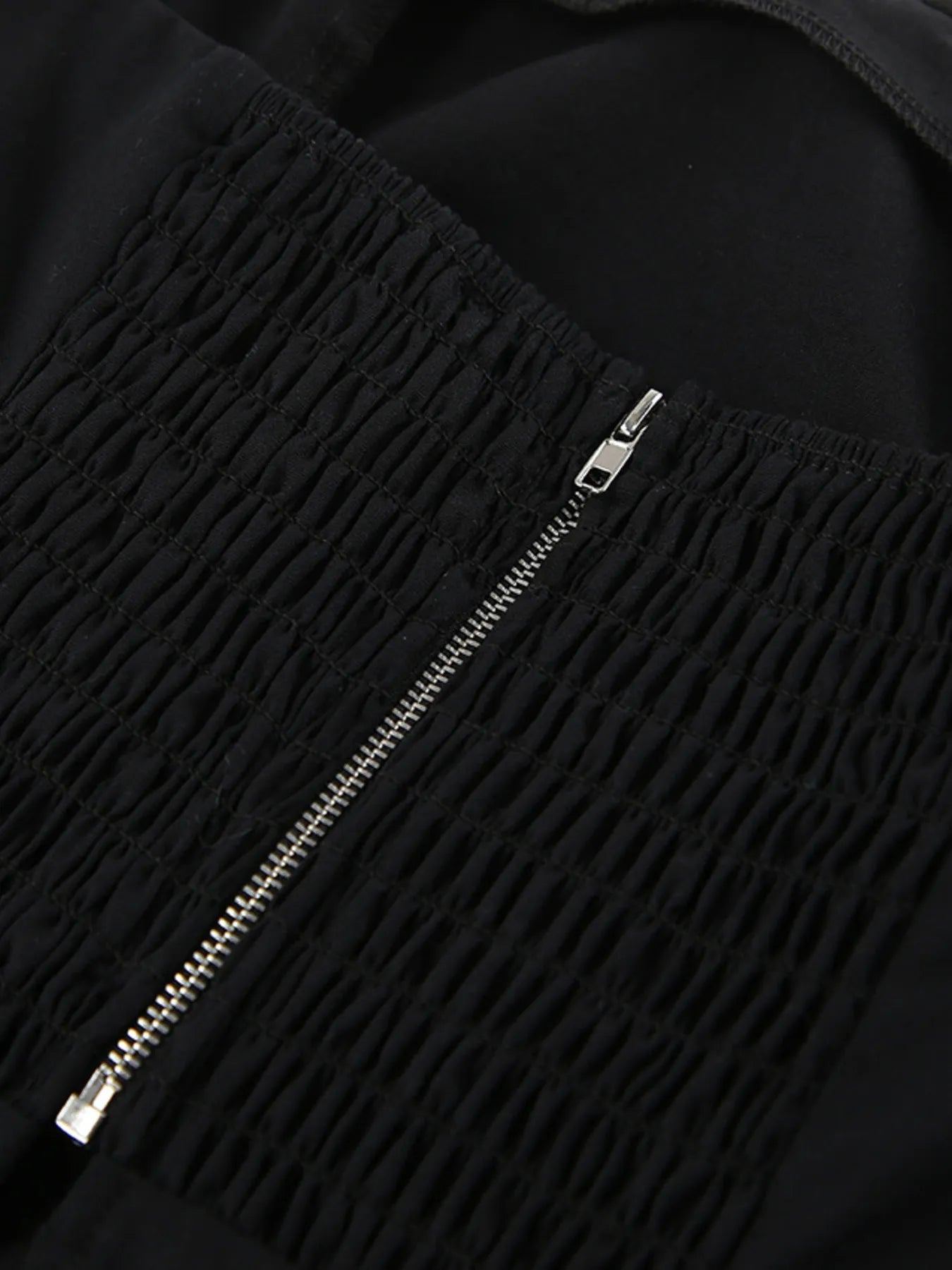 Back Zipper Tube Top and Midi Skirt Set - Velora Luxury Fashion