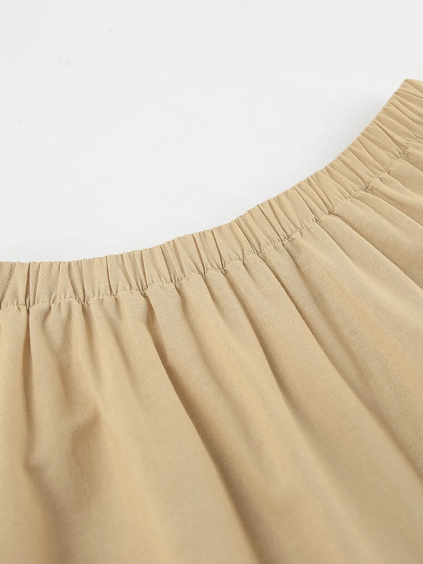 Back Zipper Tube Top and Midi Skirt Set - Velora Luxury Fashion