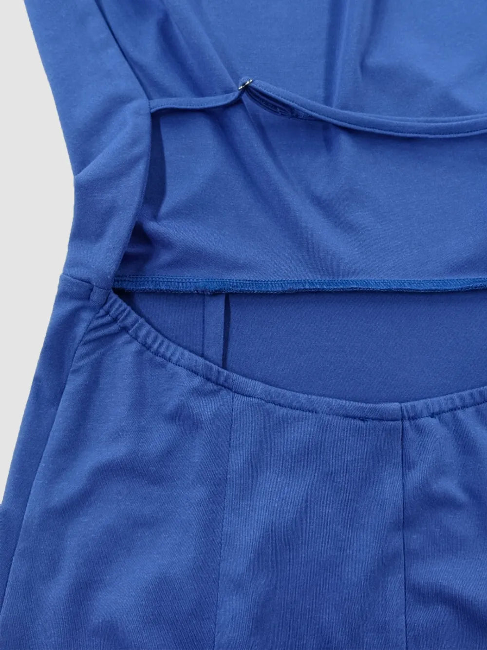 Backless Lace Up Back Sleeveless Maxi Dress - Velora