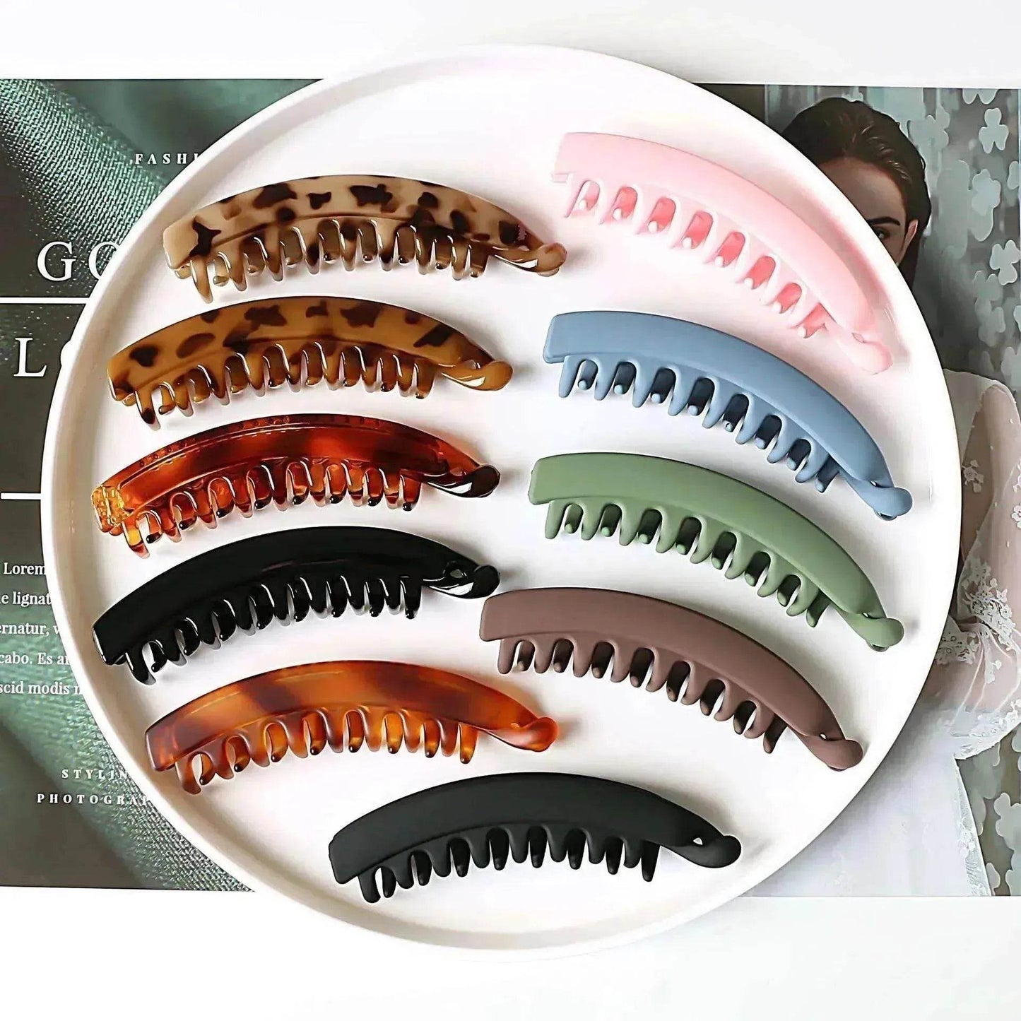 Banana Hair Clip Claws - Velora