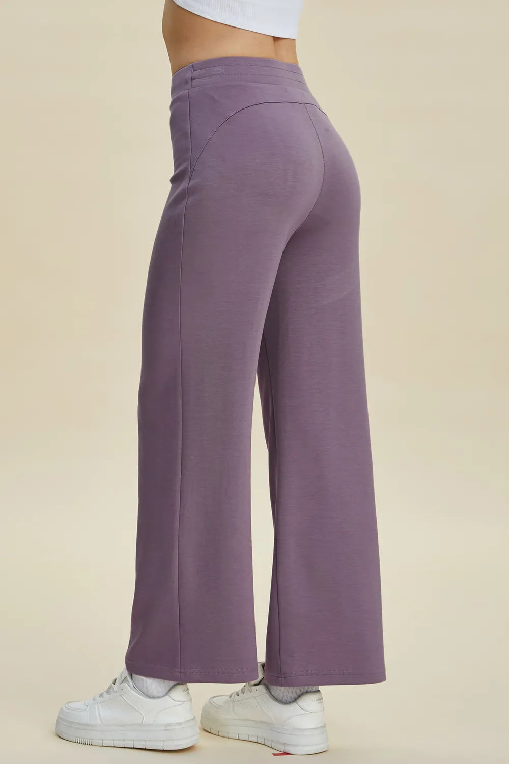 Basic Bae Full Size Air Scuba Drawstring Wide Leg Pants - Velora Luxury Fashion