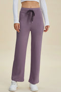 Basic Bae Full Size Air Scuba Drawstring Wide Leg Pants - Velora Luxury Fashion