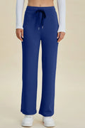 Basic Bae Full Size Air Scuba Drawstring Wide Leg Pants - Velora Luxury Fashion