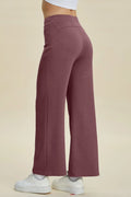Basic Bae Full Size Air Scuba Drawstring Wide Leg Pants - Velora Luxury Fashion