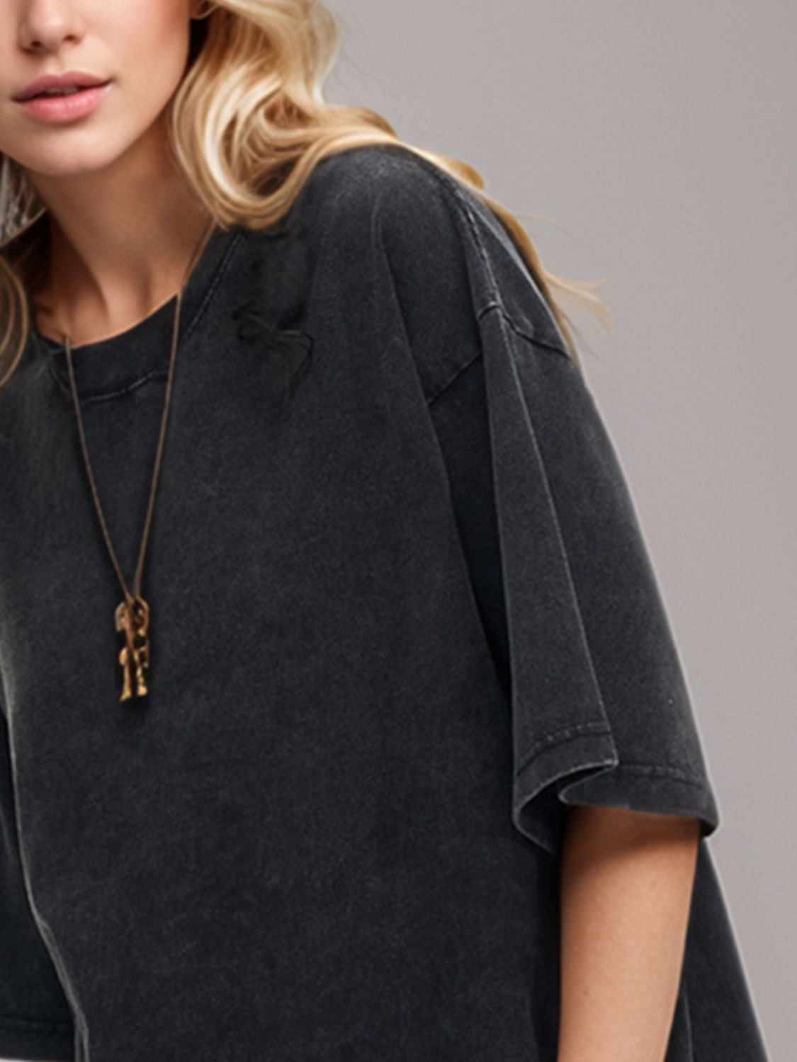 Basic Bae Round Neck Half Sleeve T-Shirt - Velora Luxury Fashion