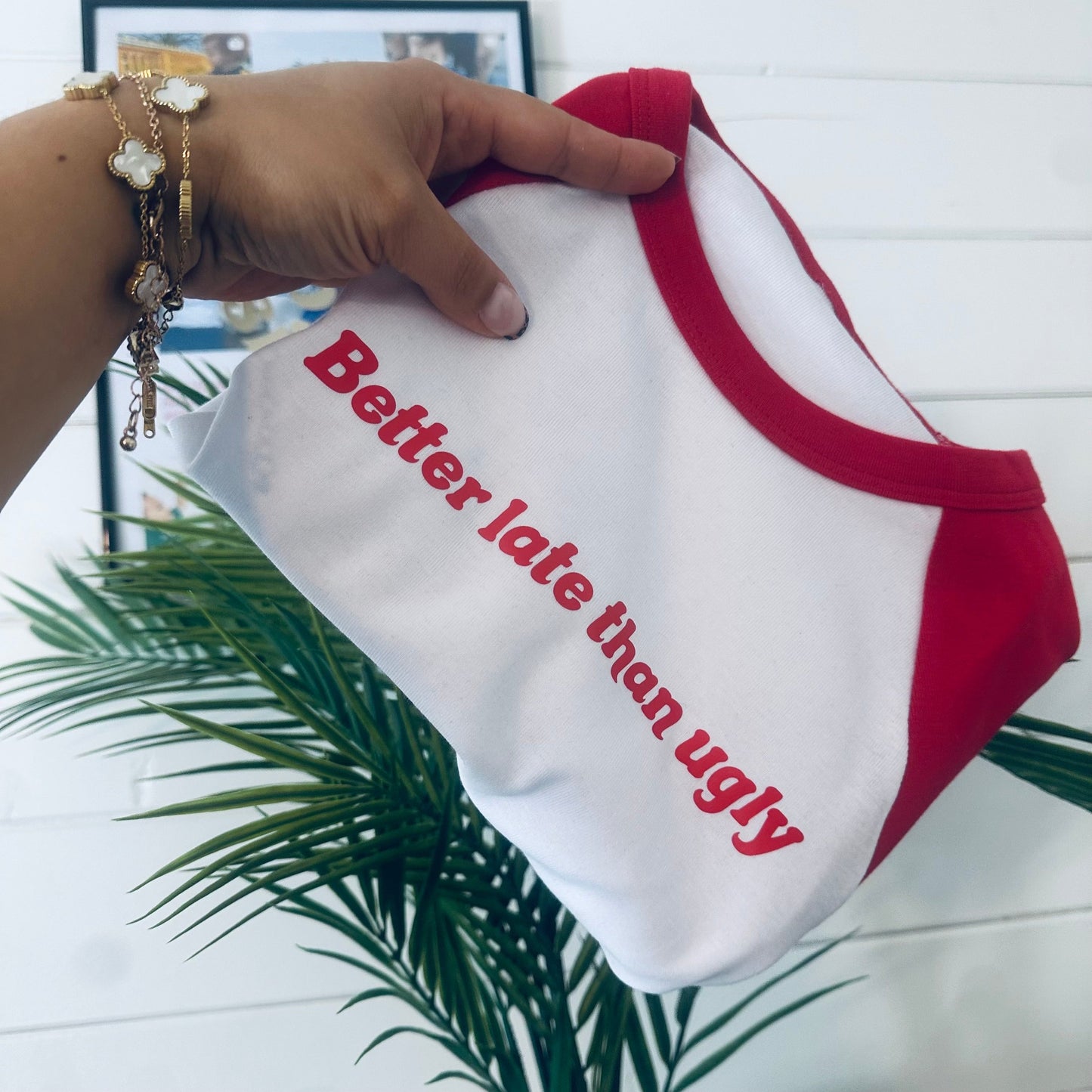 Better late than…. T-Shirt - Velora Luxury Fashion