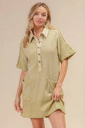 BiBi Dip Dye Mineral Washed Knit Dress - Velora Luxury Fashion