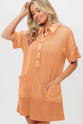 BiBi Dip Dye Mineral Washed Knit Dress - Velora Luxury Fashion