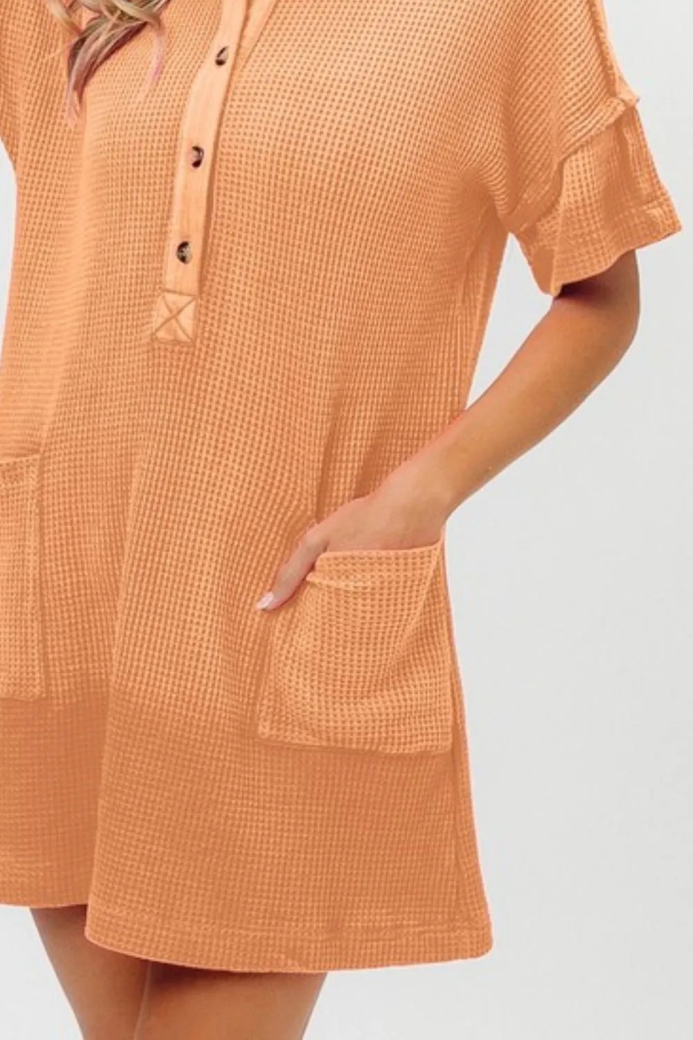 BiBi Dip Dye Mineral Washed Knit Dress - Velora Luxury Fashion