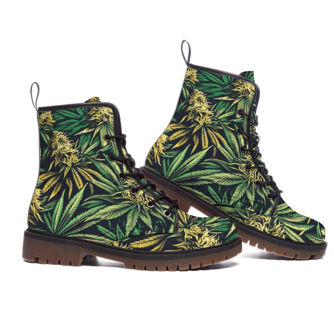 Big Buds Dope Martens - Vegan - Velora Luxury Fashion