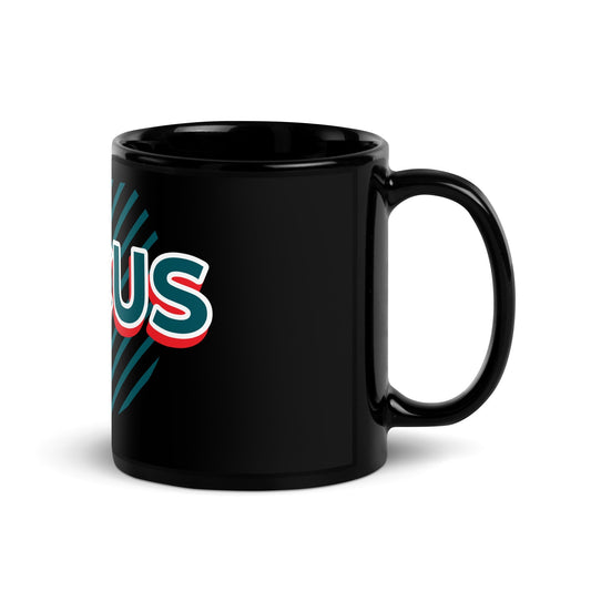 Black Glossy Mug - Velora Luxury Fashion