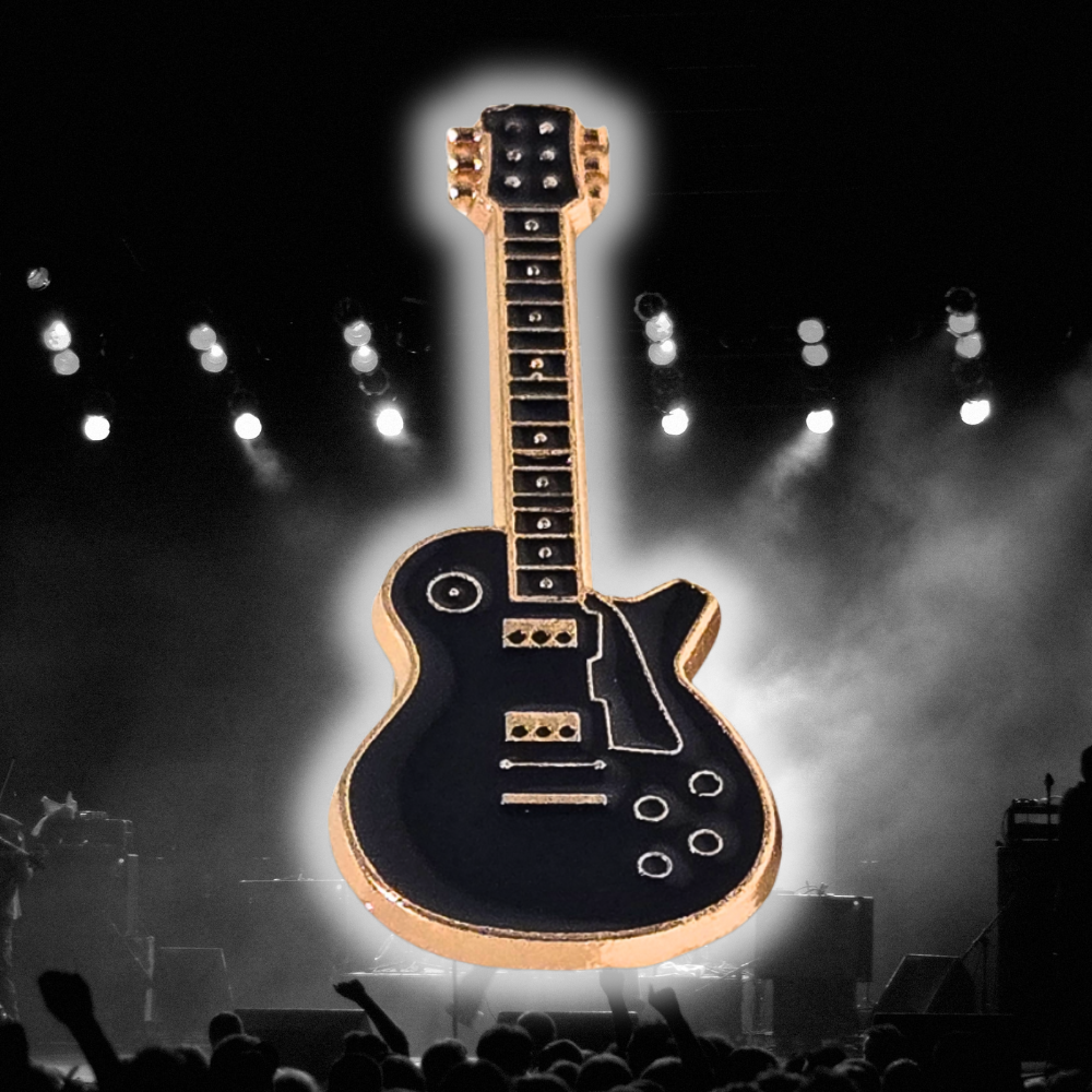 Electric Guitar (Black) | Collectible Pin - Velora