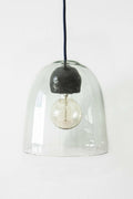 Blown Glass Lamp with Terracotta Socket Cover - Velora Luxury Fashion