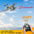 Blue Spitfire RC Airplane for Kids with 4-CH Xpilot Gyro Stabilizer - Velora Luxury Fashion