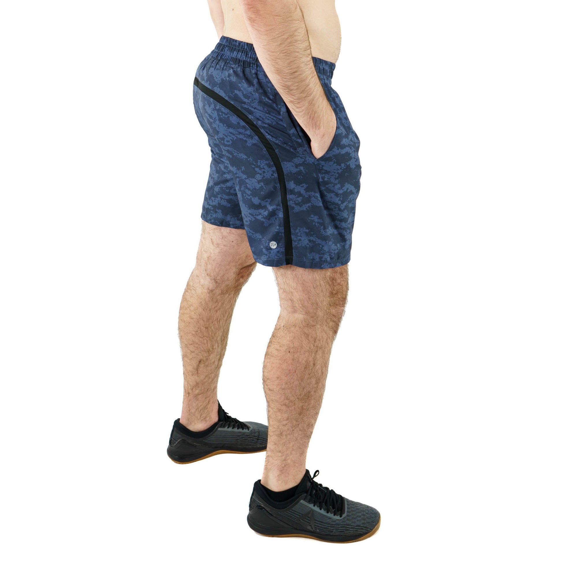 Unlimited Shorts Blue Camo (7.5") - Velora