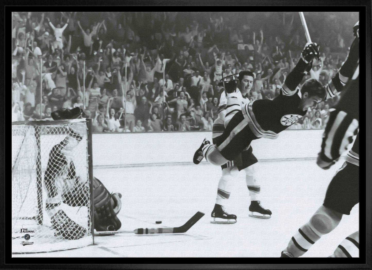 Bobby Orr 20x29 Framed Canvas Bruins The Goal-H - Velora Luxury Fashion