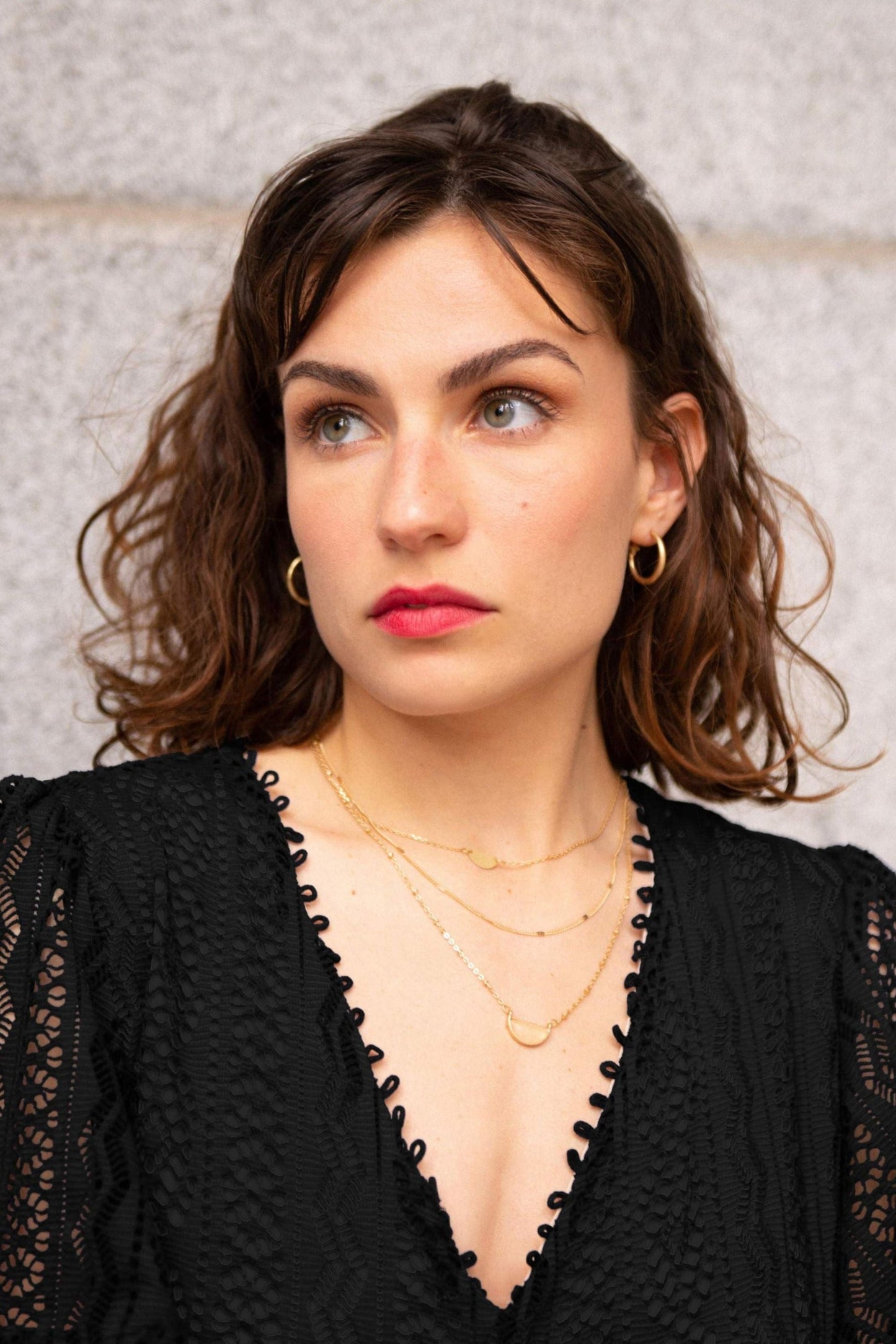 Bonnie Crochet Knit Midi Dress Lining Short Sleeves - Velora Luxury Fashion