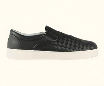 Bottega Veneta "Rebite" Slip-on Leather Shoes (One Pair) - Velora Luxury Fashion