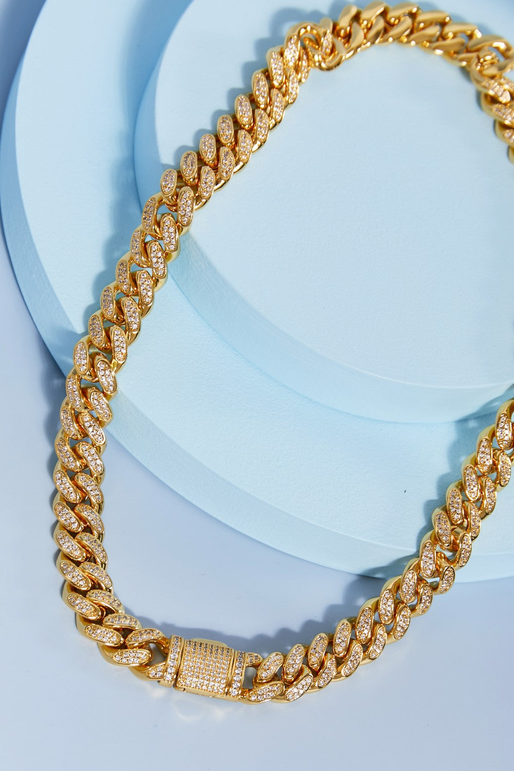 Brass Curb Chain Necklace - Velora Luxury Fashion