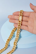 Brass Curb Chain Necklace - Velora Luxury Fashion