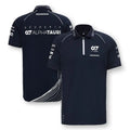 Breathable Quick-Dry Polo Shirt for F1 Racing and Biking - Velora Luxury Fashion