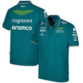Breathable Quick-Dry Polo Shirt for F1 Racing and Biking - Velora Luxury Fashion