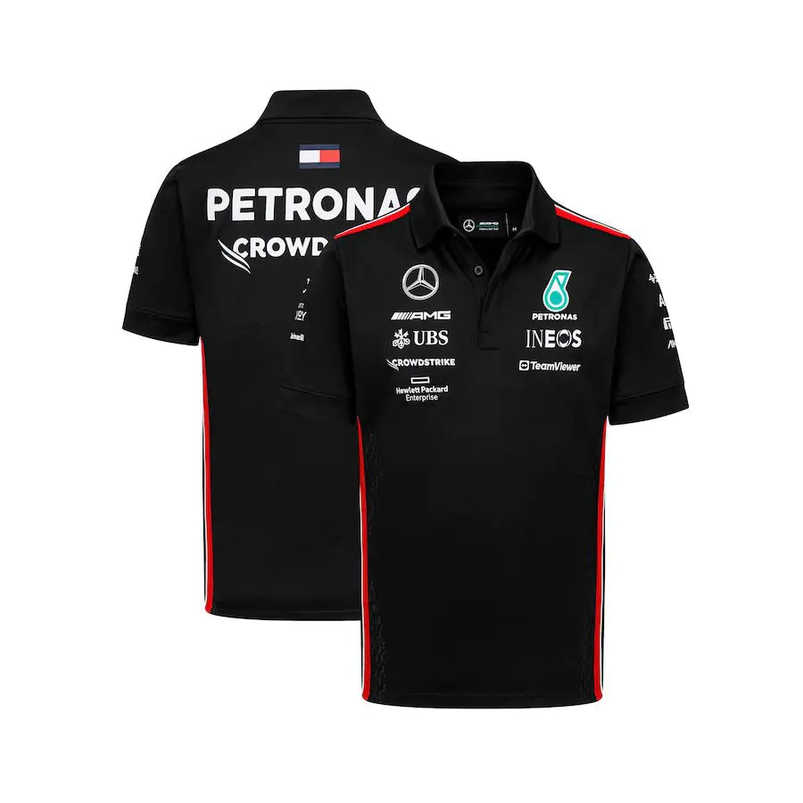 Breathable Quick-Dry Polo Shirt for F1 Racing and Biking - Velora Luxury Fashion