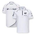 Breathable Quick-Dry Polo Shirt for F1 Racing and Biking - Velora Luxury Fashion