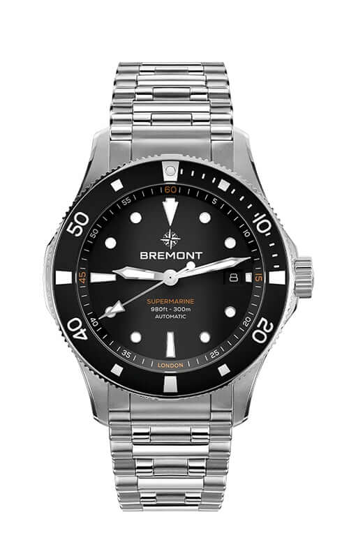 Bremont Supermarine 300M Date SM40-DT-SS-BK-B - Velora