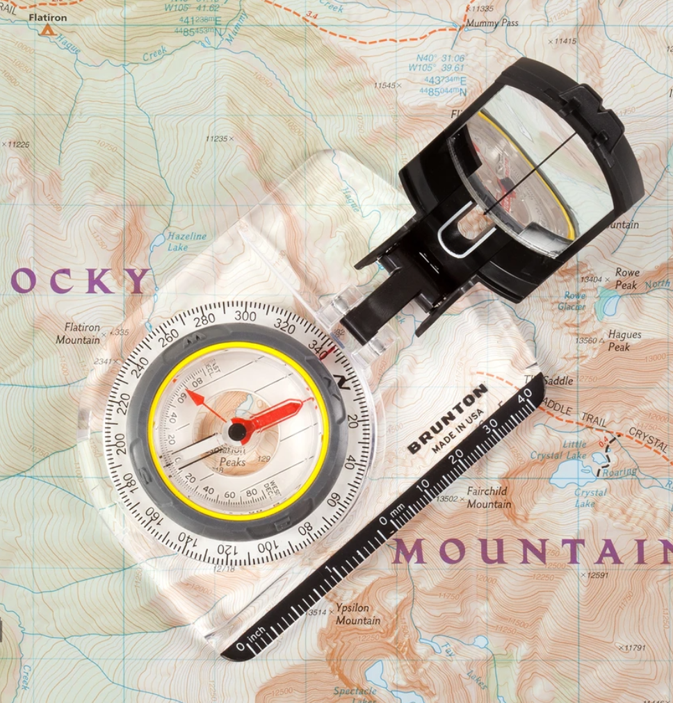 Brunton TruArc 7 Mirrored Sighting Compass - Velora Luxury Fashion